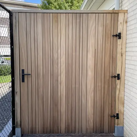 Thermo ayous dubbel blokprofiel (70/30) - 21x125 mm - geschaafd - blokprofiel - thermisch gemodificeerd ayous hout KD 8-12%