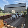Bangkirai vlonderplank - 21x145 mm - geschaafd - gegroefde terrasplank - bankirai hardhout KD 18-20%