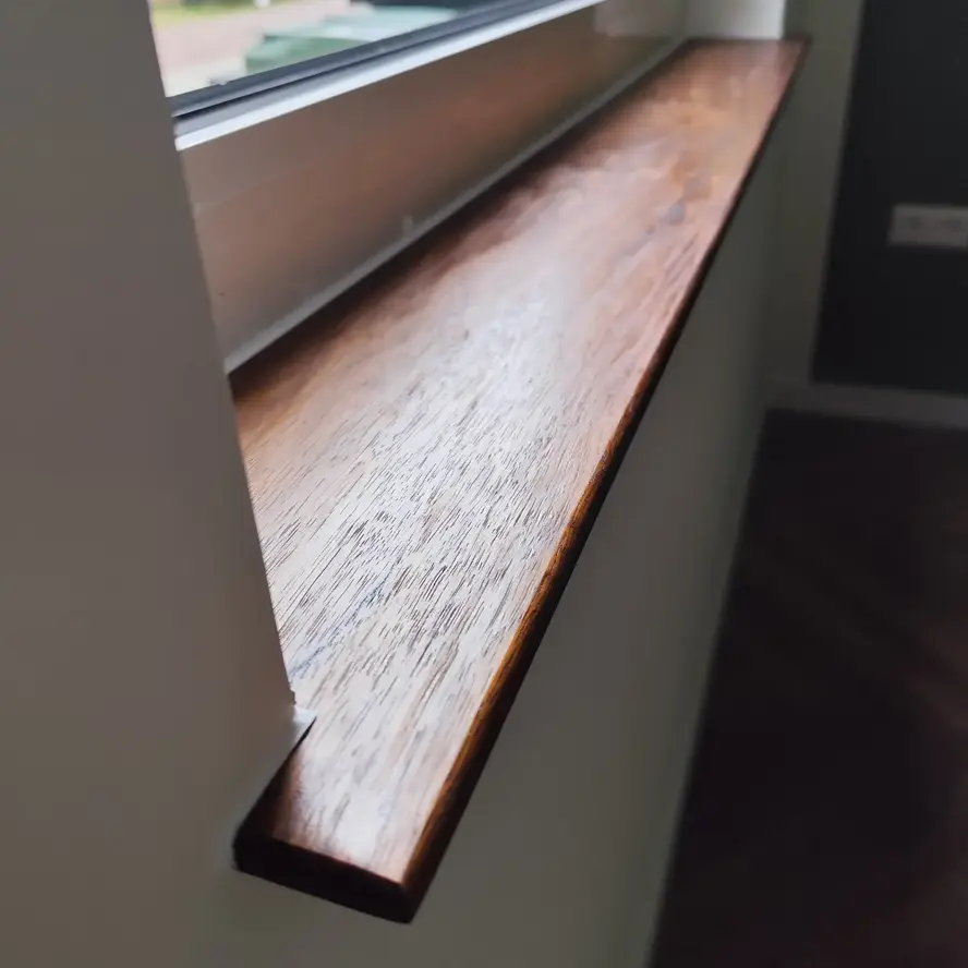Thermo fraké plank - 28x140 mm - geschaafd - plank voor buiten - thermisch gemodificeerd frake hout KD 8-12% Thermo fraké plank - 28x140 mm - geschaafd - plank voor buiten - thermisch gemodificeerd frake hout KD 8-12%