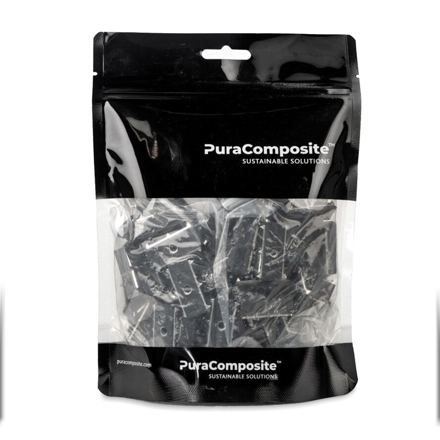 PuraFix montageclips RVS - blinde bevestiging - 100 stuks PuraFix montageclips RVS - blinde bevestiging - 100 stuks