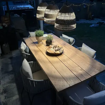 Eiken balk - 40x190 mm - geschaafd - balk voor buiten - eikenhout AD 20-25% Eiken balk - 40x190 mm - geschaafd - balk voor buiten - eikenhout AD 20-25%