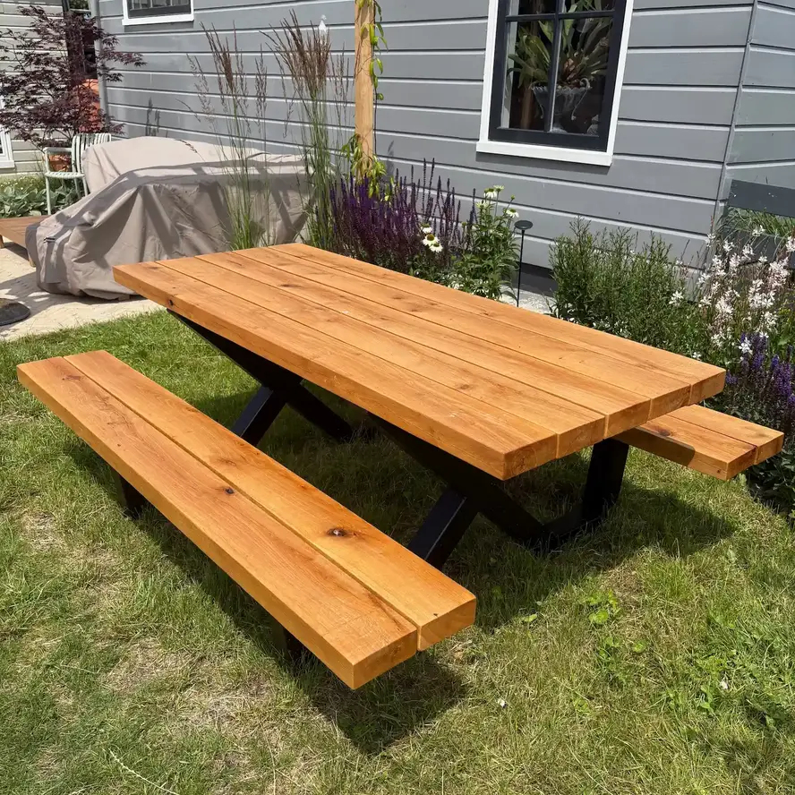 Eiken balk - 50x150 mm - fijnbezaagd / ruw - balk voor buiten - eikenhout AD 20-25% Eiken balk - 50x150 mm - fijnbezaagd / ruw - balk voor buiten - eikenhout AD 20-25%