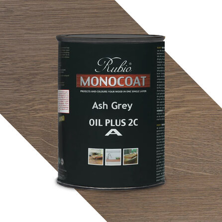 Rubio Monocoat olie - in kleur - 1 liter - 1 (A) component - geschikt voor binnen