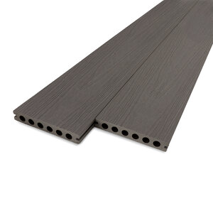 Composiet vlonderplank (hol) - antraciet look - 23x138 mm