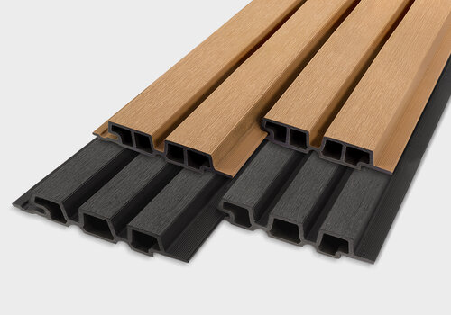 Onze hoogwaardige rabatprofielen bieden de uitstraling van hout, maar dan met het duurzame en onderhoudsarme karakter van modern composiet.