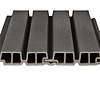 Composiet dubbel blokprofiel (hol) - antraciet look - 33x140 mm - blokprofiel - houtcomposiet