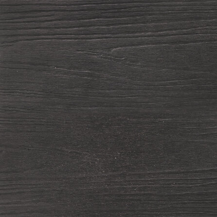 Composiet randplank - zwart ebben look - 23x138 mm - geborsteld (optiek) - eindplank / dekrandplank met blinde bevestiging - houtcomposiet