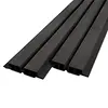 Composiet dubbel blokprofiel (hol) - zwart ebben look - 33x140 mm - blokprofiel - houtcomposiet