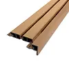 Composiet eindprofiel - cedar kleur - 58x58 mm - randprofiel  houtcomposiet