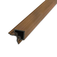 Composiet hoekprofiel - teak kleur - 67x67 mm