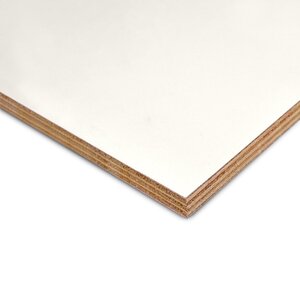 Multiplex okoume - wit gegrond - 15 mm dik Multiplex okoume - wit gegrond - 15 mm dik