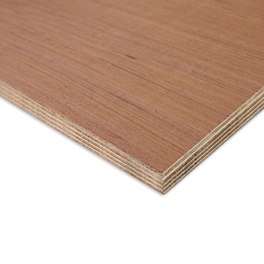 Hardhout multiplex (MLH) - 18 mm dik - multiplex hardhout - BB/CC Hardhout multiplex (MLH) - 18 mm dik - multiplex hardhout - BB/CC