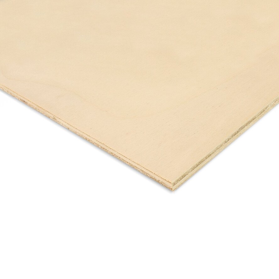 Populieren triplex - 5 mm dik - multiplex plaat populier - B/BB Populieren triplex - 5 mm dik - multiplex plaat populier - B/BB