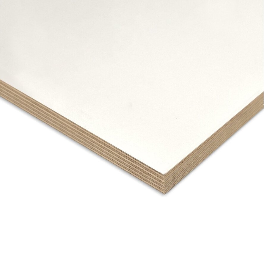 Wit populieren multiplex - 22 mm dik - multiplex plaat populier - wit gegrond - B/BB - Premium Wit populieren multiplex - 22 mm dik - multiplex plaat populier - wit gegrond - B/BB - Premium