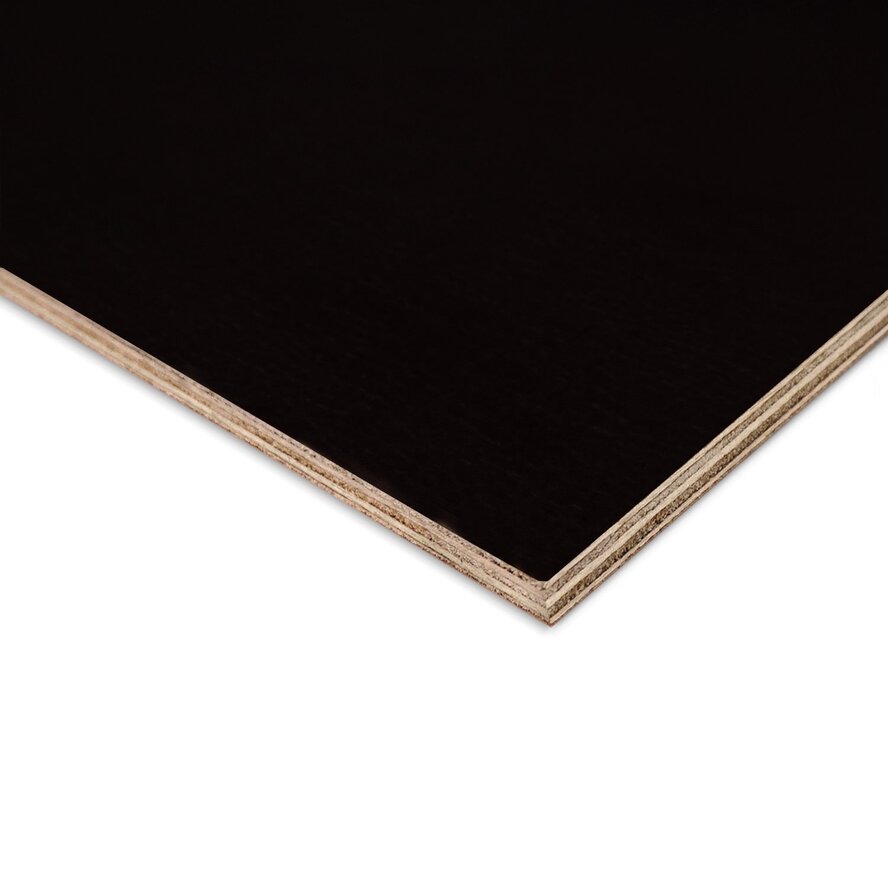 Zwartbruin hardhout betonplex - 9 mm dik - hardhout betontriplex plaat Zwartbruin hardhout betonplex - 9 mm dik - hardhout betontriplex plaat