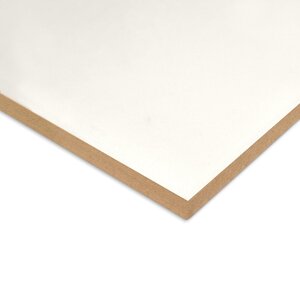 MDF plaat - wit gegrond - 16 mm dik MDF plaat - wit gegrond - 16 mm dik