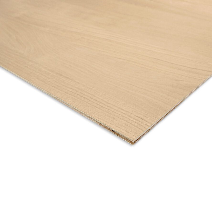 Hardhout triplex met eiken fineer - 4 mm dik - eiken fineer multiplex - A/A Hardhout triplex met eiken fineer - 4 mm dik - eiken fineer multiplex - A/A