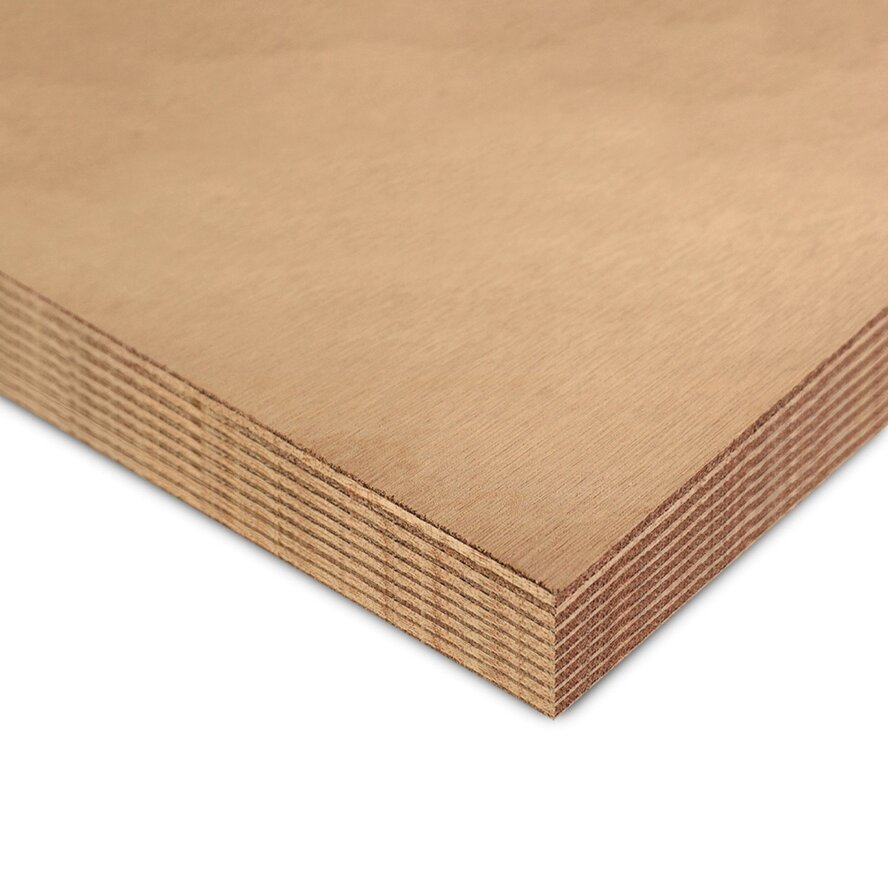 Okoume multiplex - 40 mm dik - hardhout multiplex plaat - B/BB - Premium Okoume multiplex - 40 mm dik - hardhout multiplex plaat - B/BB - Premium