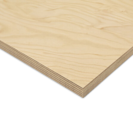 Multiplex berken / hardhout - 19 mm dik - berken / hardhout multiplex plaat - AB/B - Bruynzeel Decora Berken