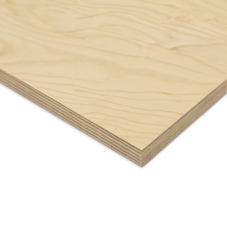 Berken / hardhout multiplex - 19 mm dik - multiplex plaat hardhout - AB/B - Bruynzeel Decora Berken Berken / hardhout multiplex - 19 mm dik - multiplex plaat hardhout - AB/B - Bruynzeel Decora Berken