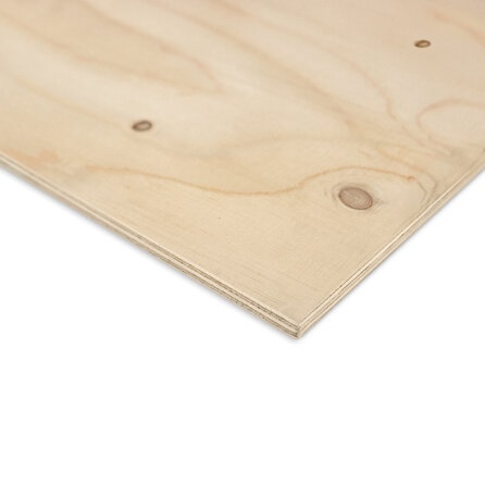Underlayment grenen - 12 mm dik - underlaymentplaat - C+/C - Elliotis pine