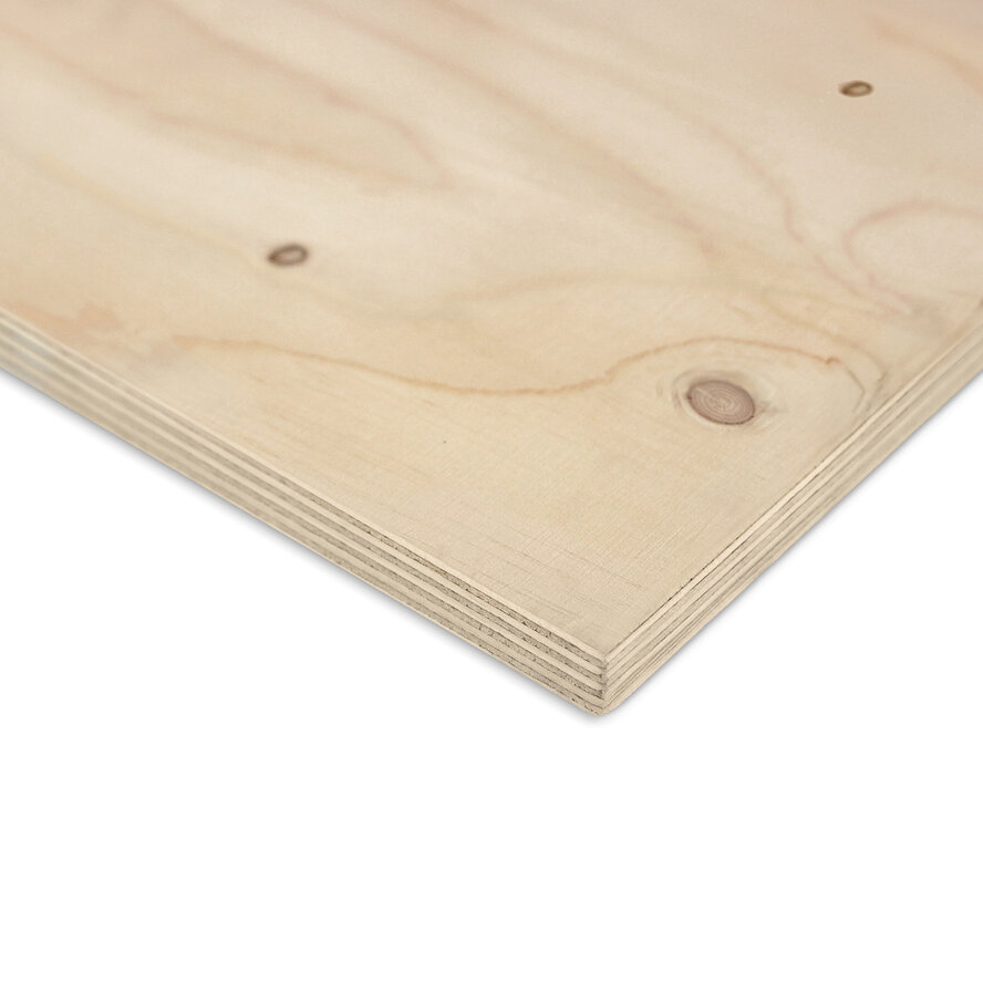 Grenen underlayment plaat - 18 mm dik - vloerplaat - C+/C - Elliotis pine Grenen underlayment plaat - 18 mm dik - vloerplaat - C+/C - Elliotis pine