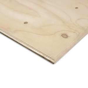 underlayment Grenen underlayment plaat - mes en groef - 18 mm dik - Elliotis pine