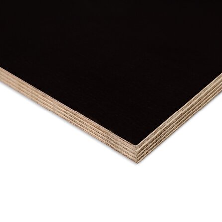 Betonplex hardhout MLH - zwart bruin - 18 mm dik - hardhouten betontriplex plaat