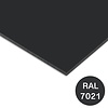 Trespa plaat - eenzijdig zwartgrijs (RAL 7021) - 6 mm dik - antracietgrijze HPL plaat - Trespa Izeon - garantieplaat 10 jaar
