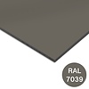 Trespa plaat - eenzijdig bruingrijs (RAL 7039) - 6 mm dik - donkergrijze HPL plaat - Trespa Izeon - garantieplaat 10 jaar