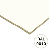 Rockpanel uni - gebroken wit (RAL 9010) - 6 mm dik - witte brandwerende gevelplaat - garantieplaat 10 jaar
