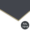 Rockpanel uni - antraciet (RAL 7016) - 6 mm dik - donkergrijze brandwerende gevelplaat - garantieplaat 10 jaar