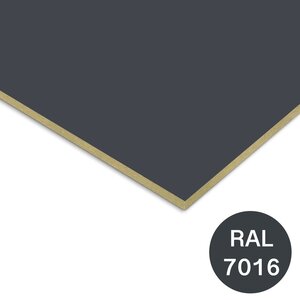 Antraciet Rockpanel - zwartgrijs - 6 mm dik - 10jr - Uni Antraciet Rockpanel - zwartgrijs - 6 mm dik - 10jr - Uni