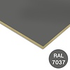 Rockpanel colours - donkergrijs (RAL 7037) - 8 mm dik - grijze brandwerende gevelplaat - garantieplaat 10 jaar