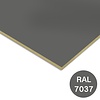 Rockpanel colours - donkergrijs (RAL 7037) - 6 mm dik - grijze brandwerende gevelplaat - garantieplaat 10 jaar