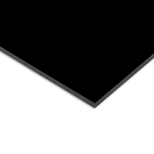 HPL plaat Zwart (1 zijde) - Trespa plaat - 6 mm dik - Meteon