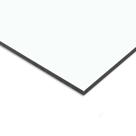 Trespa plaat - eenzijdig wit (A05.0.0) - 6 mm dik - witte HPL plaat - Trespa Meteon - garantieplaat 10 jaar