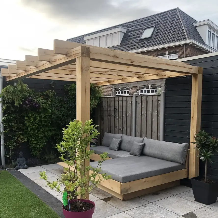 Eiken balk - 110x110 mm - geschaafd - balk voor buiten - eikenhout AD 20-25% Eiken balk - 110x110 mm - geschaafd - balk voor buiten - eikenhout AD 20-25%