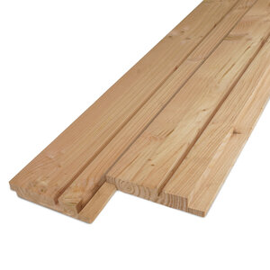 douglas - rabat Douglas dubbel blokprofiel (70/30) - 21x125 mm - geschaafd - KD