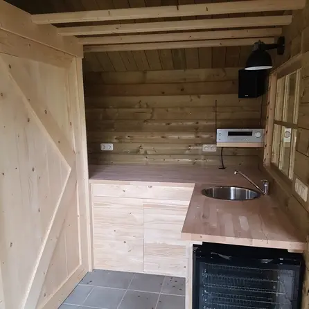 Vuren plank - 40x280 mm - geschaafd - plank voor binnen - gelamineerd - vurenhout KD 18-20%