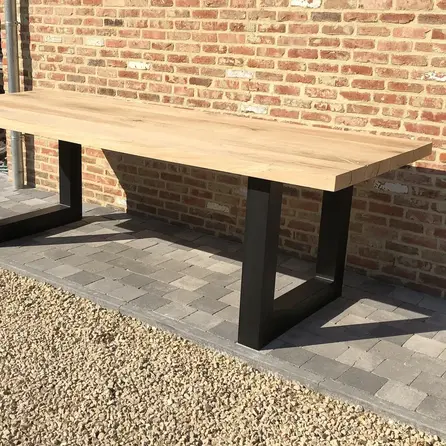 Eiken balk - 90x140 mm - geschaafd - balk voor buiten - eikenhout AD 20-25% Eiken balk - 90x140 mm - geschaafd - balk voor buiten - eikenhout AD 20-25%