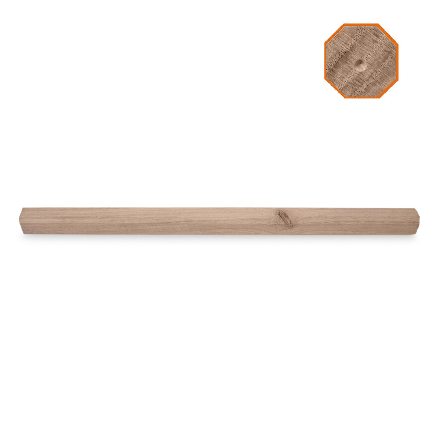 Eiken pennen 22x300 mm - per stuk - eikenhout pennen Eiken pennen 22x300 mm - per stuk - eikenhout pennen