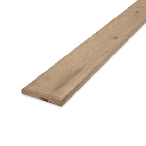 eiken - plank - KD Eiken plank - 27x80 mm - ruw - KD