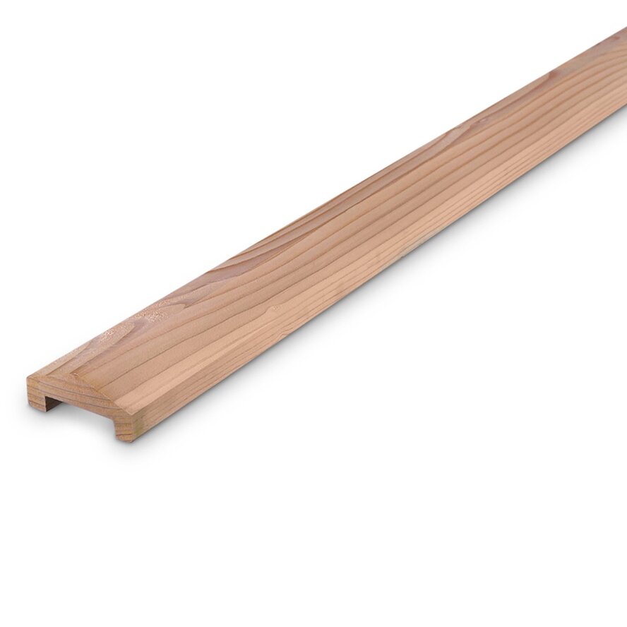 Douglas U profiel - 45x88 mm - geschaafd - afdeklat - douglashout KD 18-20% Douglas U profiel - 45x88 mm - geschaafd - afdeklat - douglashout KD 18-20%