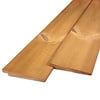 Thermo grenen Zweeds rabat - 11-25x170 mm - zichtzijde fijnbezaagd / ruw - potdeksel plank - thermisch gemodificeerd grenenhout KD 8-12%