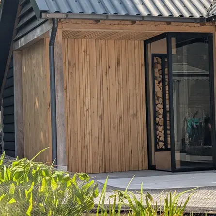 Eiken enkel blokprofiel - 21x125 mm - geschaafd - blokprofiel - eikenhout KD 8-12%