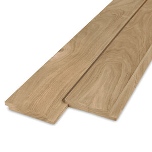 eiken - rabat - KD Eiken enkel blokprofiel - 21x125 mm - geschaafd - KD