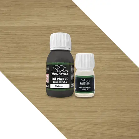 Rubio Monocoat olie - in kleur - 0,13 liter - 2 componenten (A+B) - geschikt voor binnen