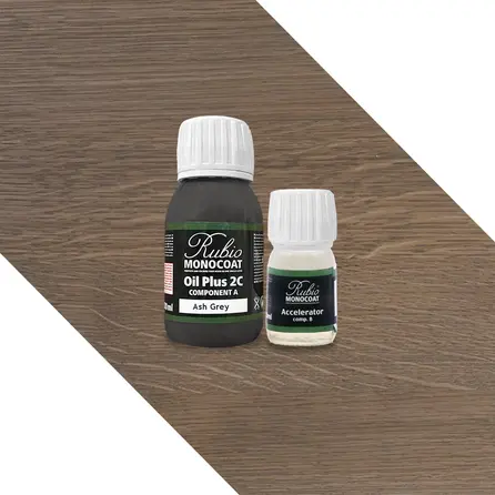 Rubio Monocoat olie - in kleur - 0,13 liter - 2 componenten (A+B) - geschikt voor binnen