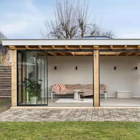 Eiken balk - 200x200 mm - fijnbezaagd / ruw - balk voor buiten - eikenhout AD 20-25%